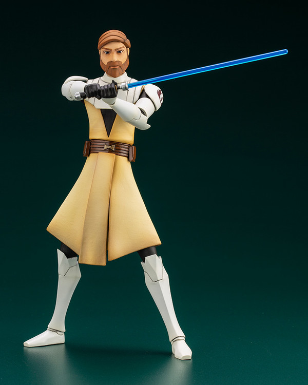 Obi-Wan Kenobi, Star Wars: The Clone Wars, Kotobukiya, Pre-Painted, 1/10, 4934054036318